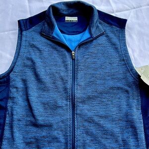 PGA Tour Navy Blue Men's Vest Large New with Tags